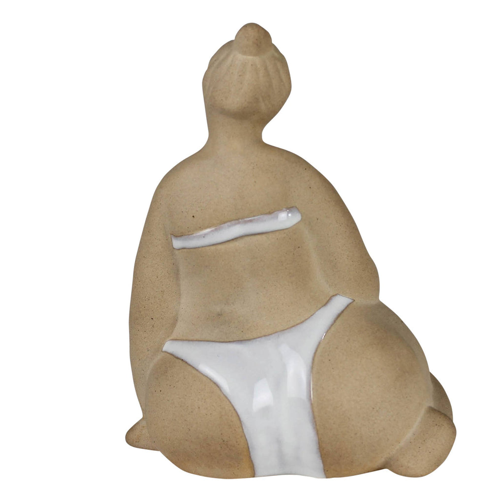 Sunbathing Lady - Sitting, Ceramic