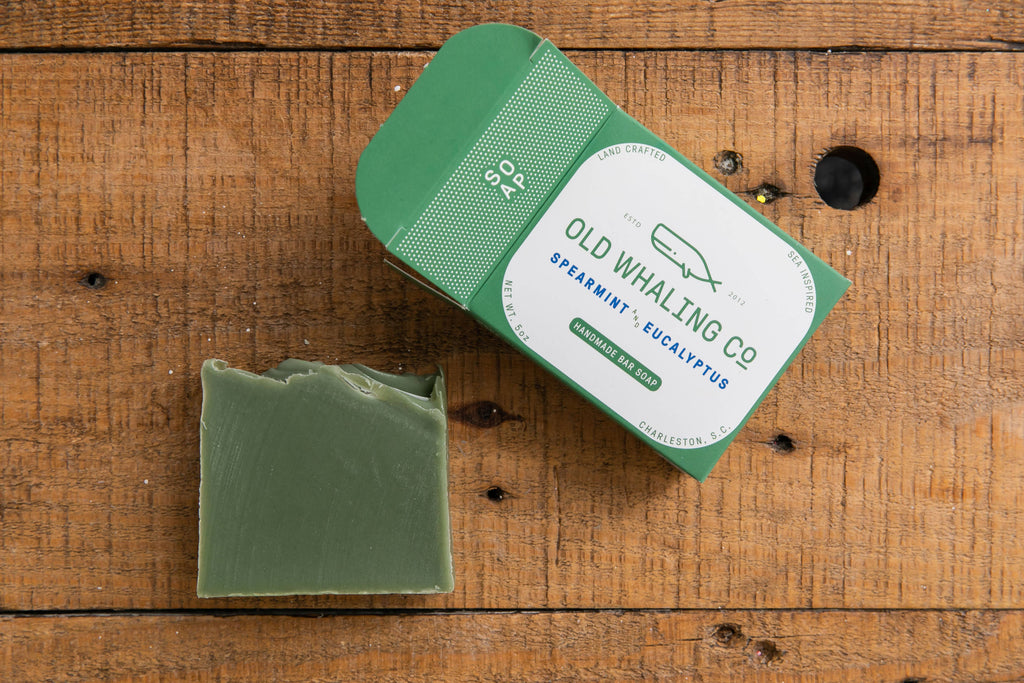 OLD WHALING CO -Spearmint & Eucalyptus Bar Soap