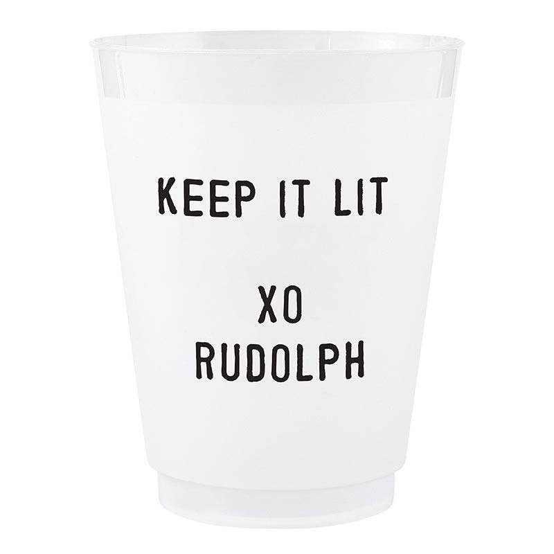 Frost Cups - Lit Rudolph