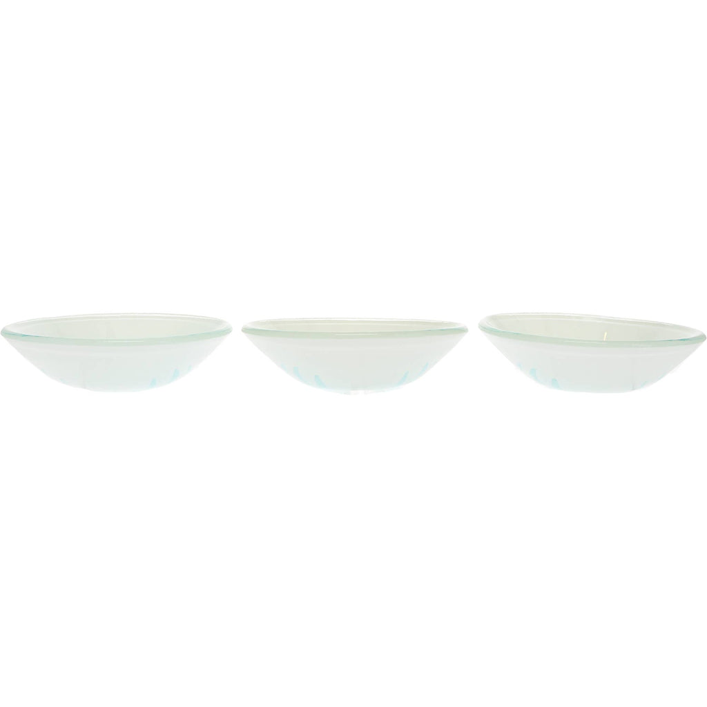 Crab Glass Serving Tray with 3 Bowls