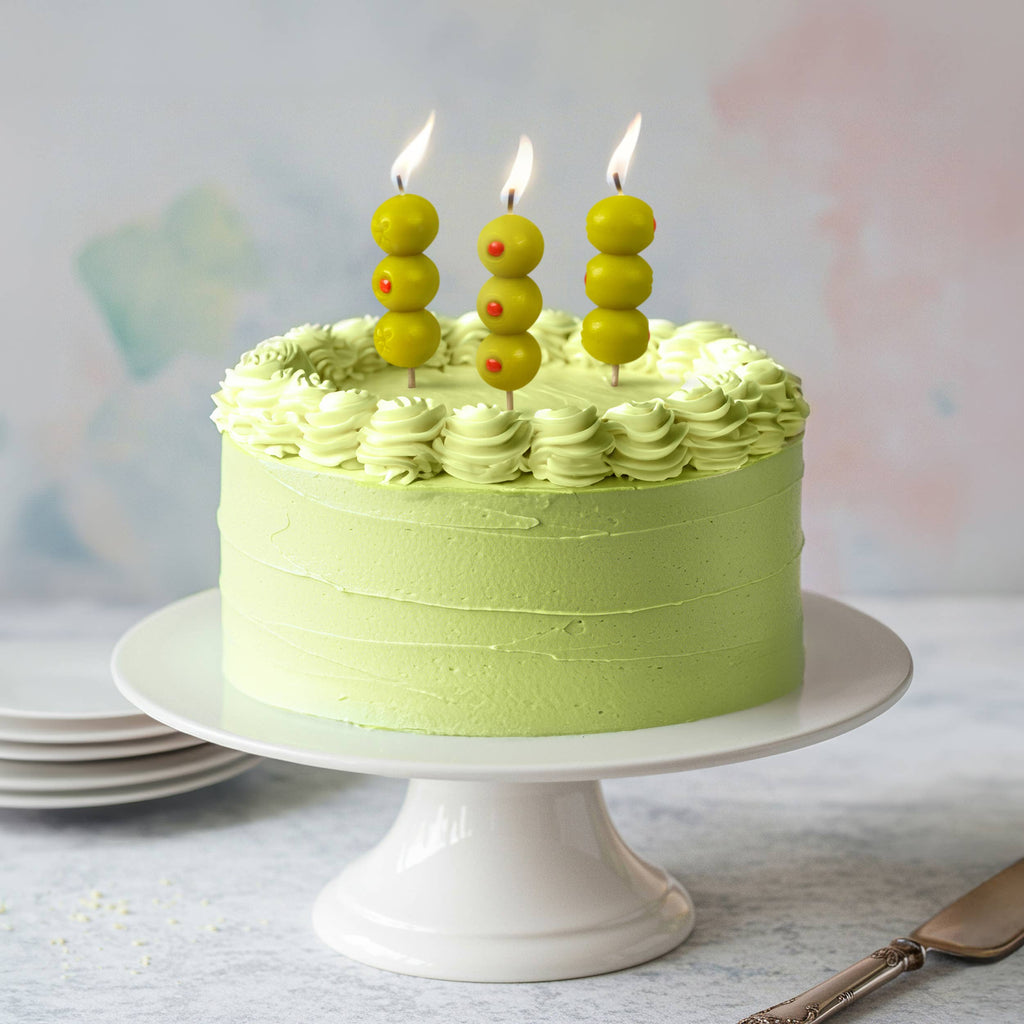 Candles -Olives  Set of 6
