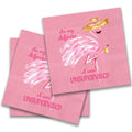 Cocktail Napkin-Unsupervised Flamingo