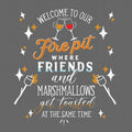 Paper Cocktail Napkin 20 Ct Firepit Fall Autumn