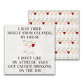 Cocktail Napkin-I Just Fired Myself