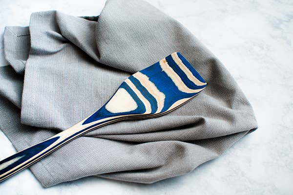 Pakka Wood Spatula-Blue