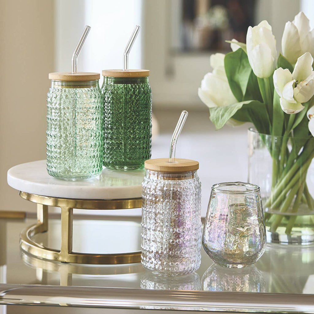 Glass green Tumbler Pine