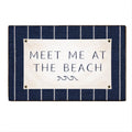 Meet Me At The Beach Block Sign