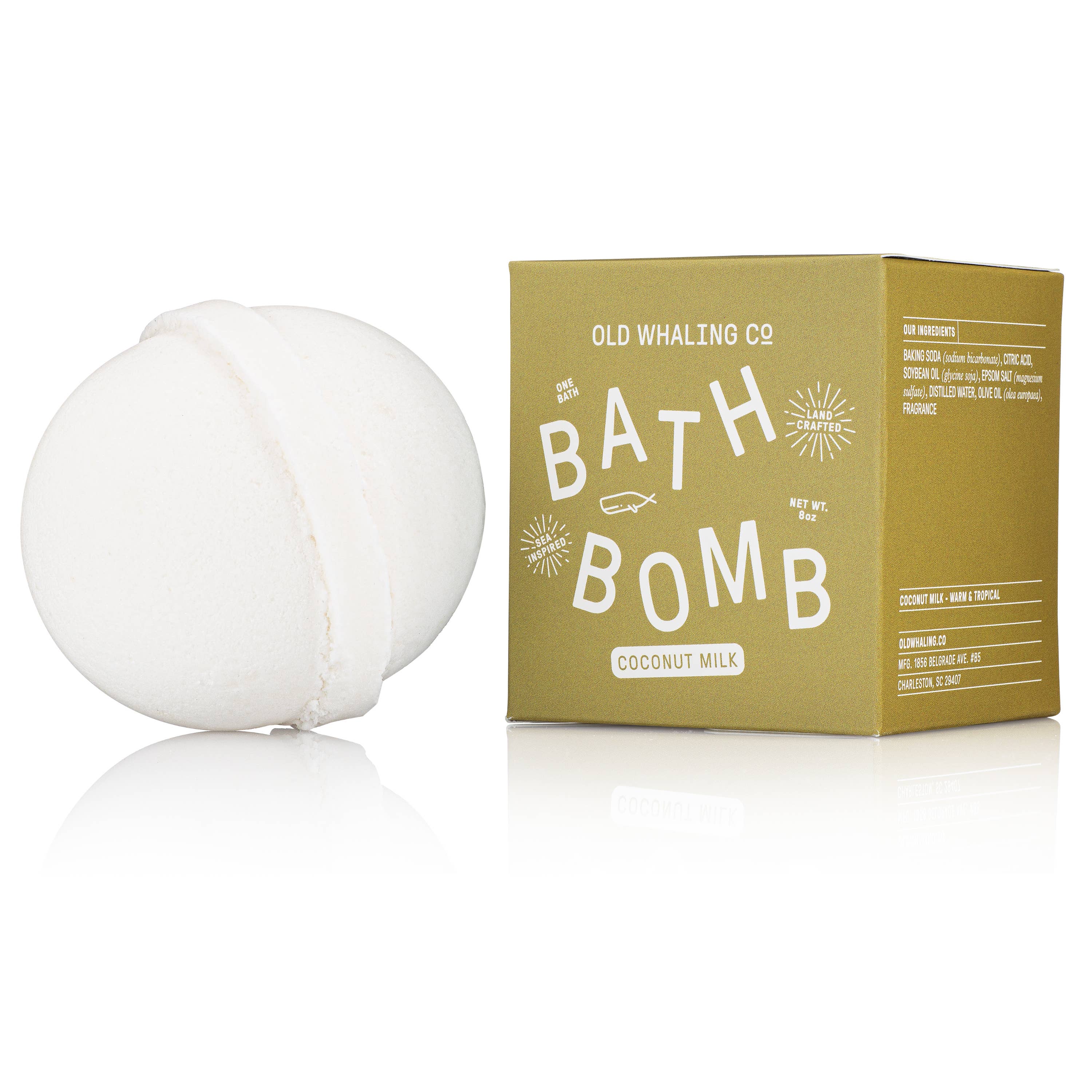 OLD WHALING CO -Coconut Milk Bath Bomb