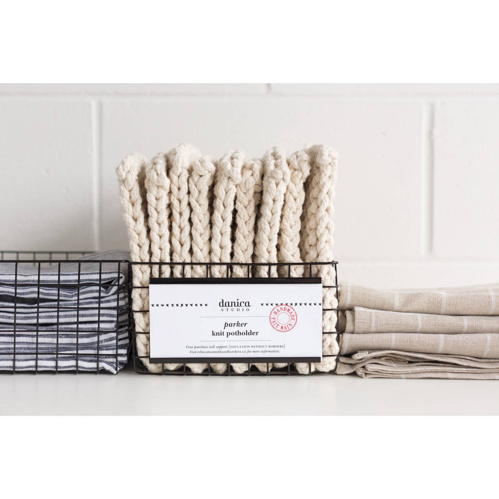 Potholder - Natural Knit