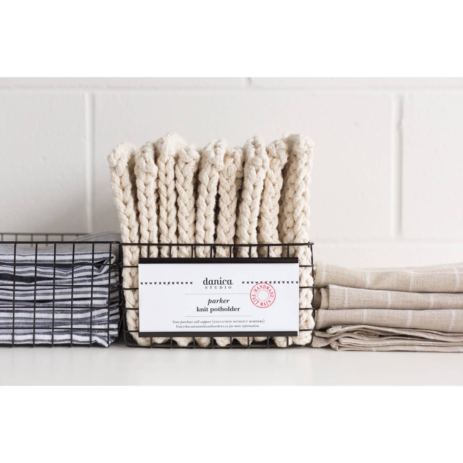 Potholder - Natural Knit