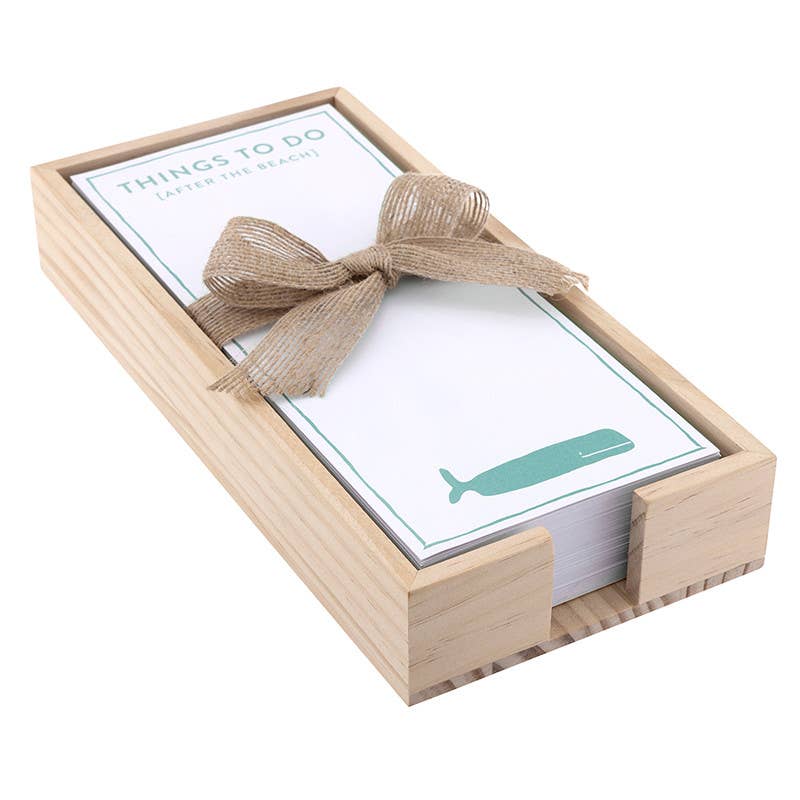 Notepad  - Things To Do ...WHALE