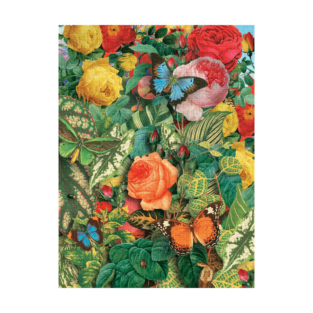 PUZZLE  Butterfly Garden Nature Montages Puzzle 1000 PC