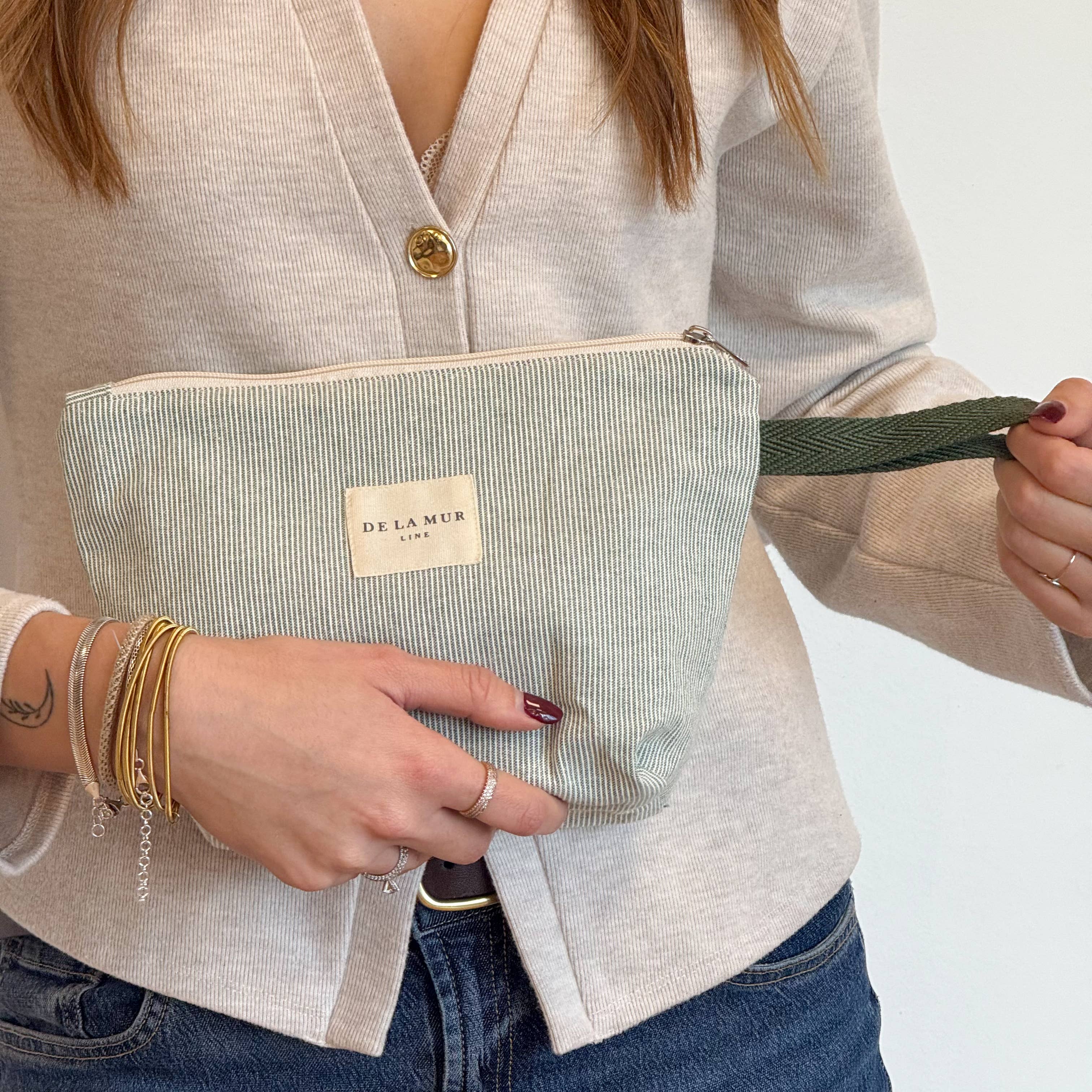 DE LA MUR -Large Makeup Bag Teo