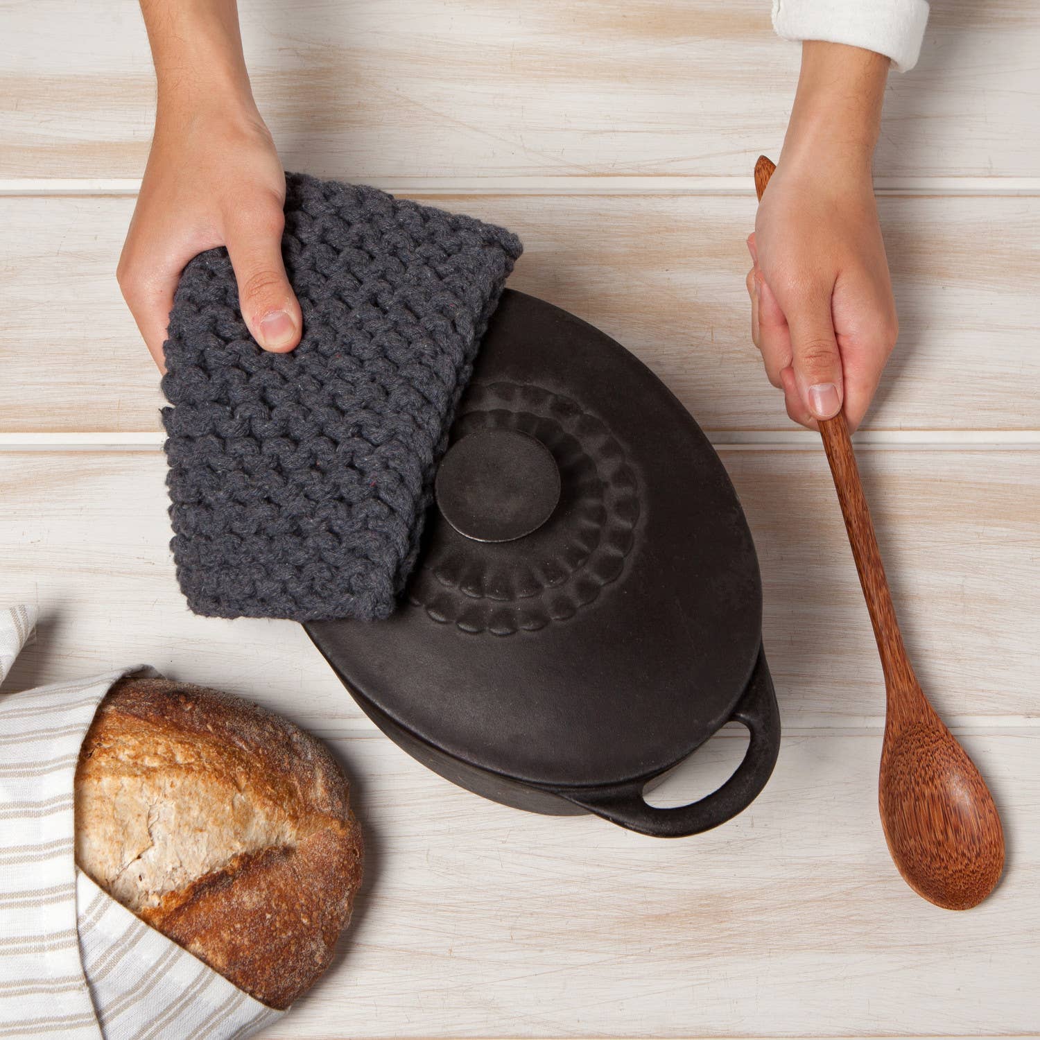 Potholder-Shadow Knit