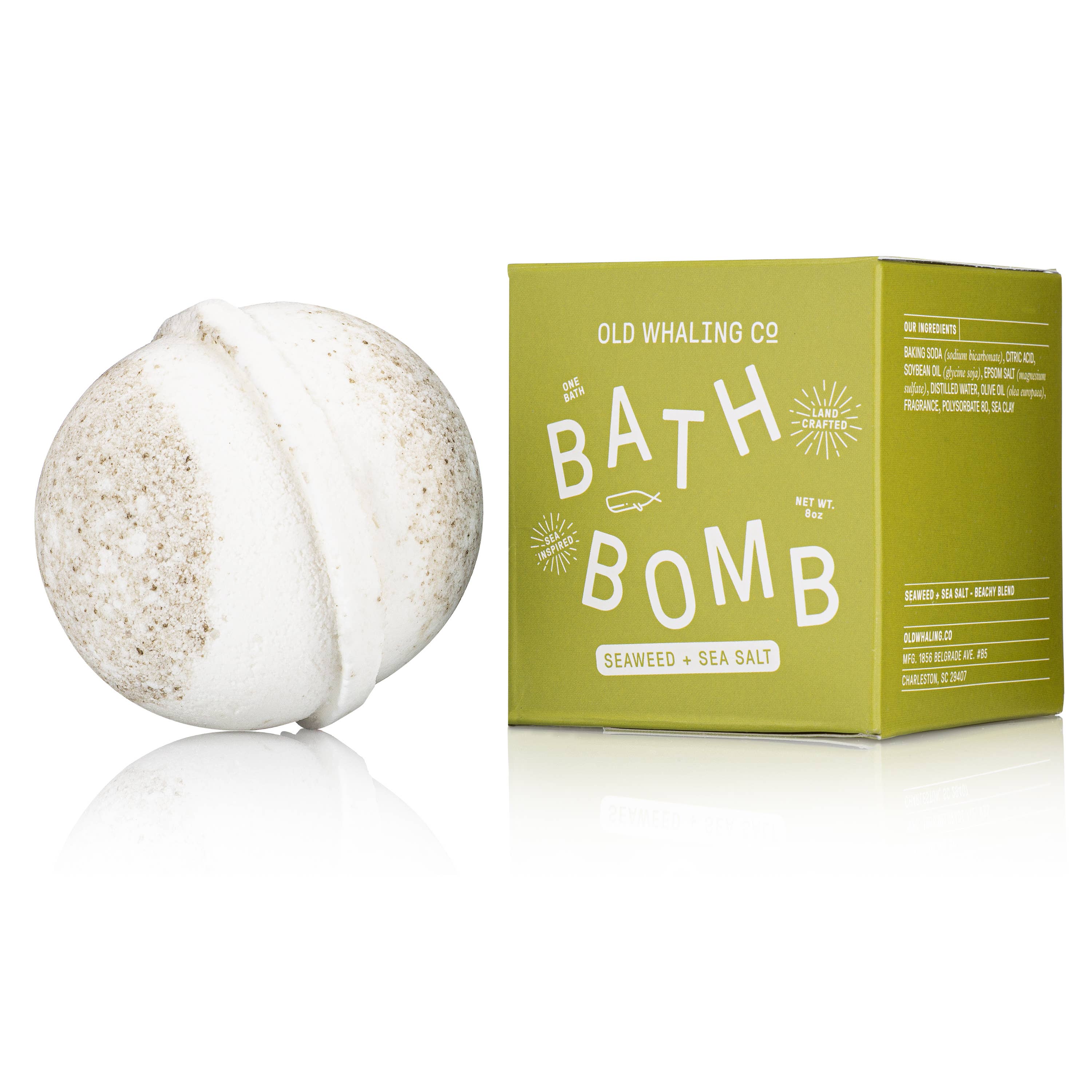 OLD WHALING CO -Seaweed & Sea Salt Bath Bomb