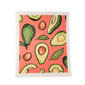 DRIFTLESS -Coral Patterned Avocado Swedish Dishcloths - Sponge Cloths