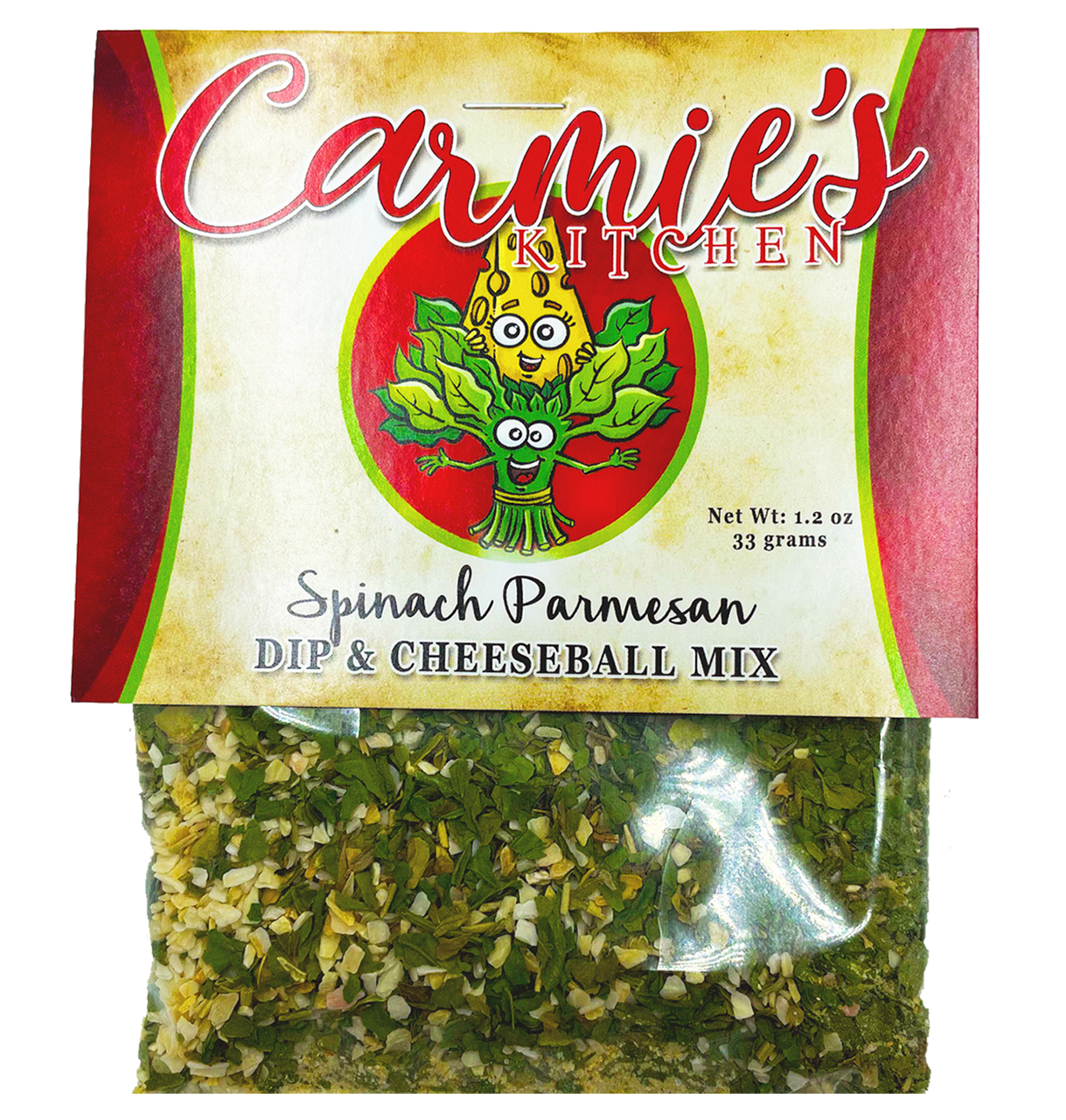 CARMIES KITCHEN SPINACH PARMESAN DIP