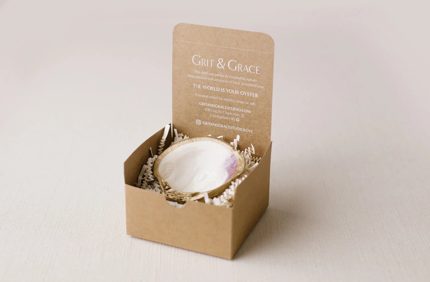 Grit an Grace Clam Dish- SILVER