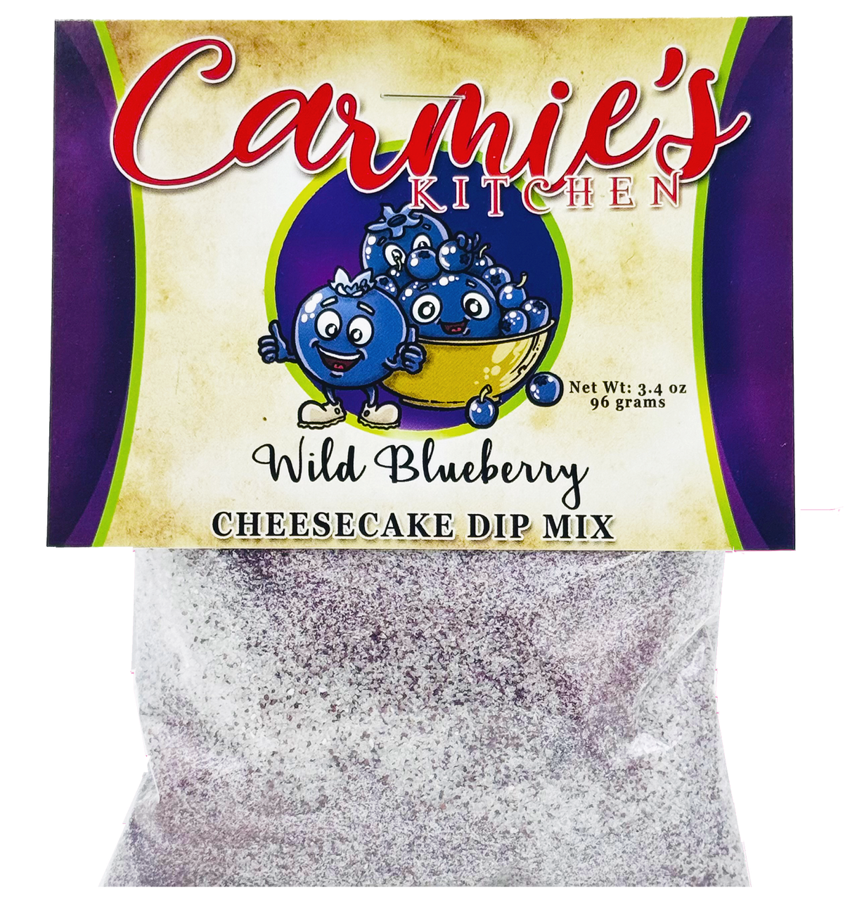 CARMIES KITCHEN WILD BLUERBERRY CHEESECAKE DIP MIX