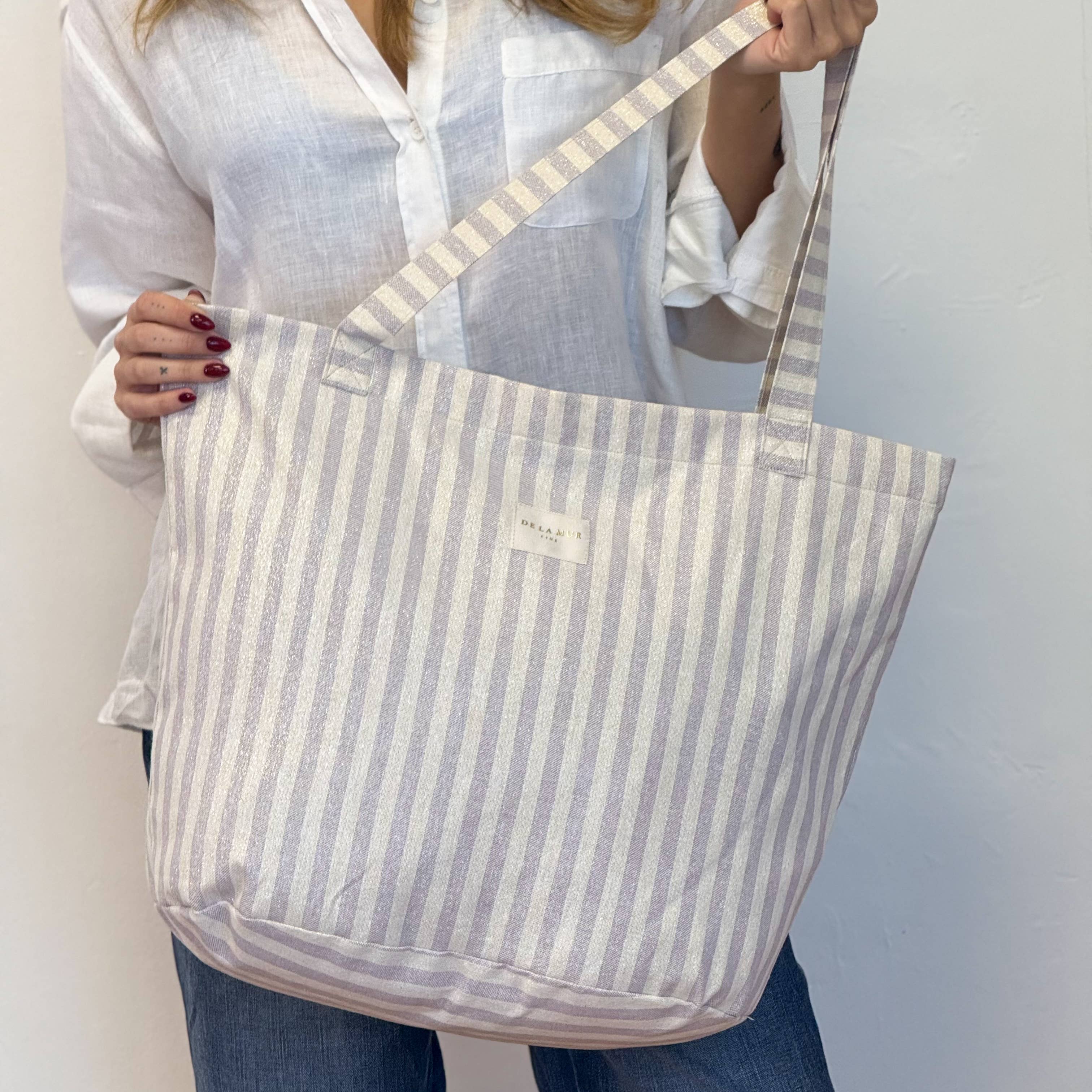 DE LA MUR -Large Zippered Bag Lulil