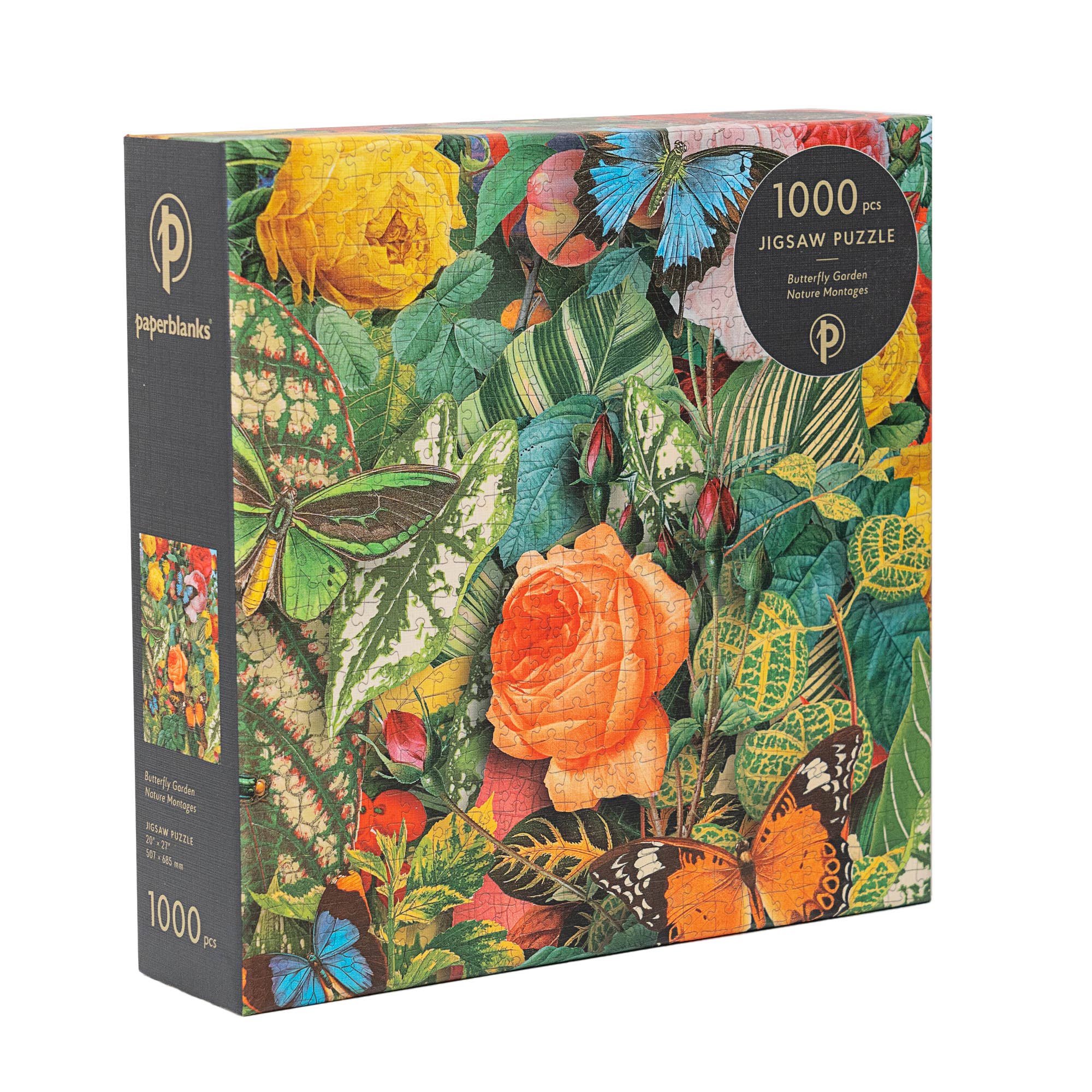 PUZZLE  Butterfly Garden Nature Montages Puzzle 1000 PC