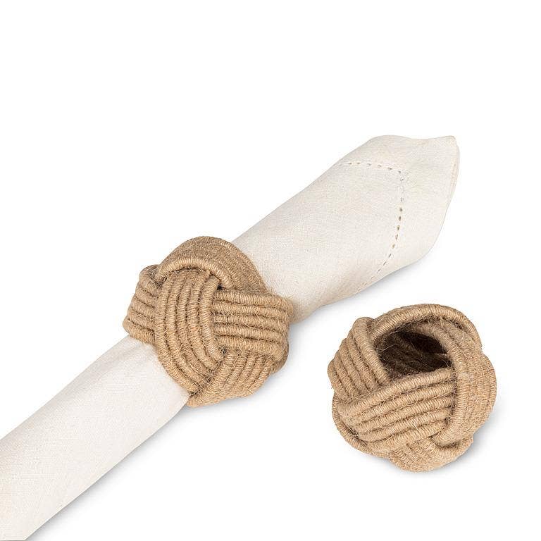 Jute Braided Napkin Ring-2.5"D