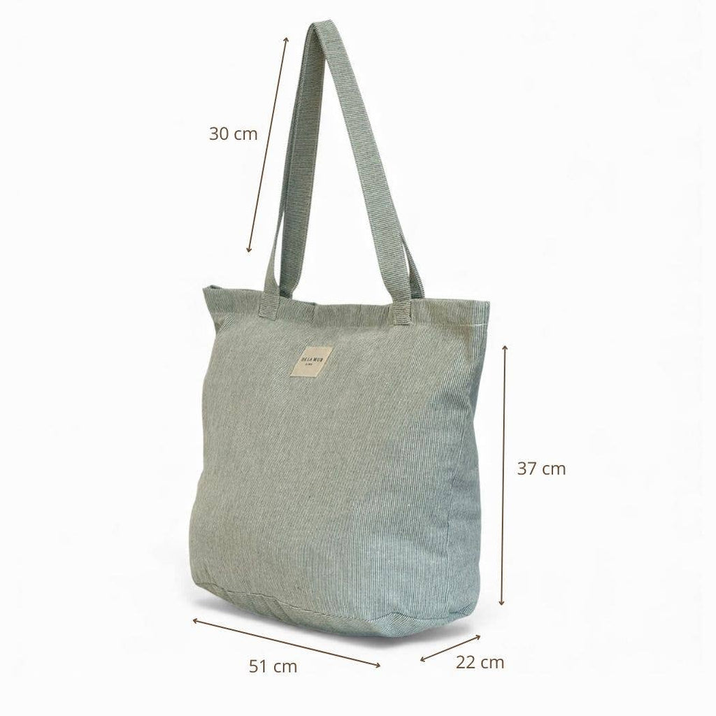DE LA MUR -Large Zippered Bag Teo