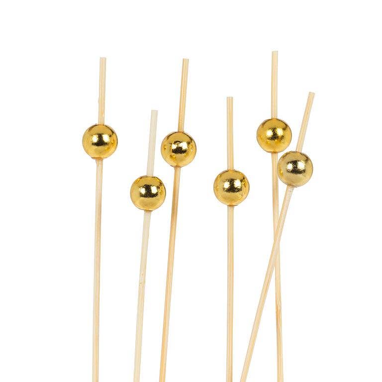 PICKS- Gold Ball Pick-4.5"L