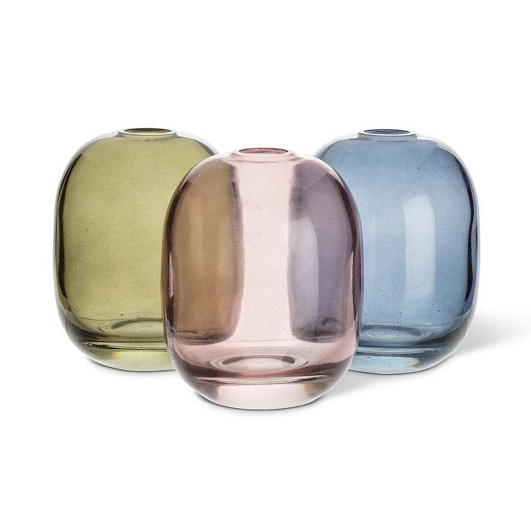 Rose Medium Barrel Bud Vase-4.5"H