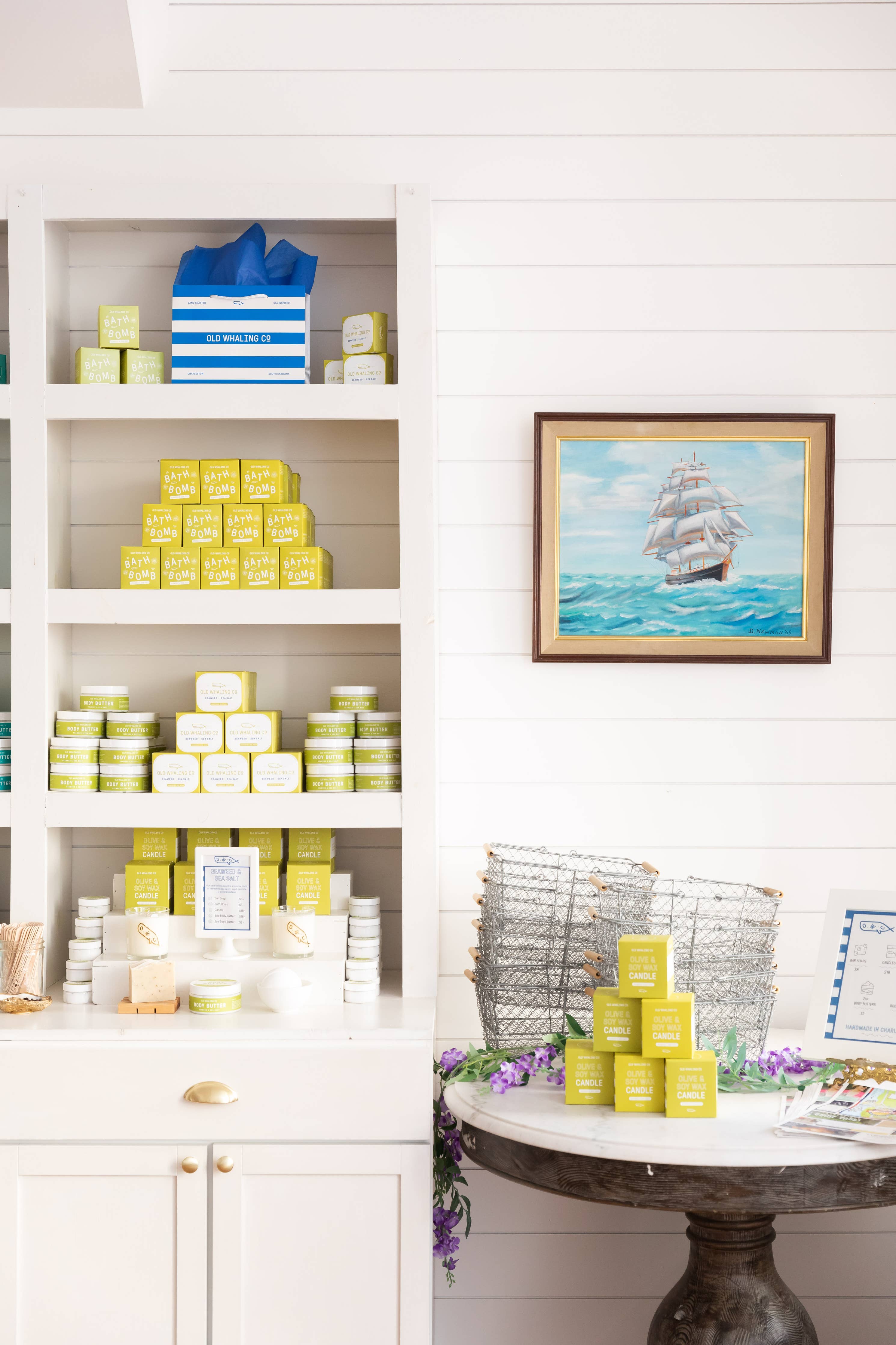 OLD WHALING CO -Seaweed & Sea Salt Bath Bomb
