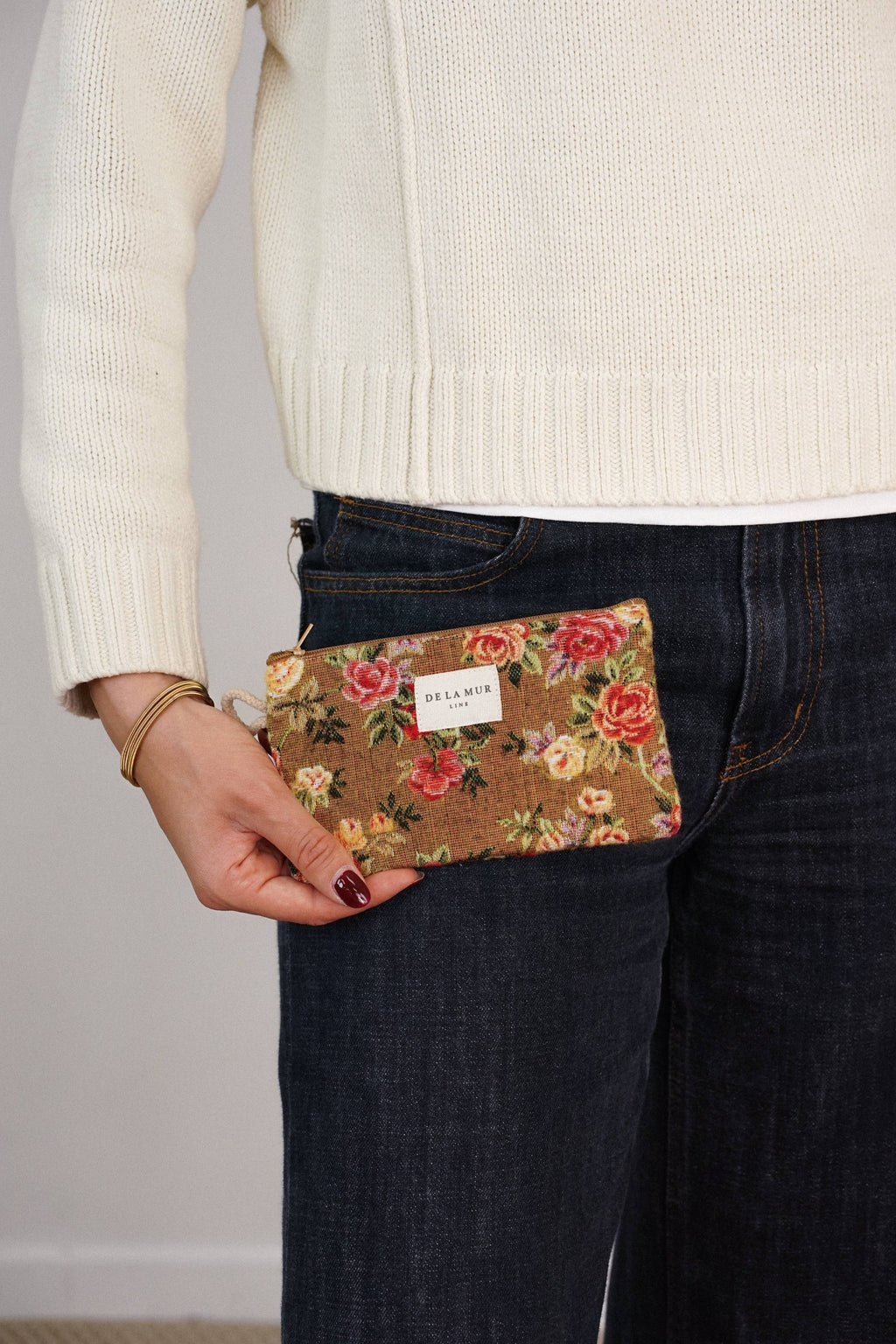 De La Mur- Floral - Small Makeup Bag