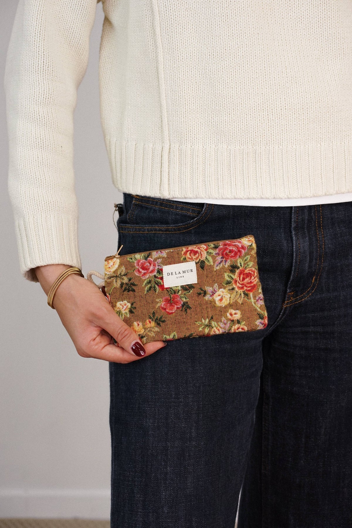 De La Mur- Floral - Small Makeup Bag
