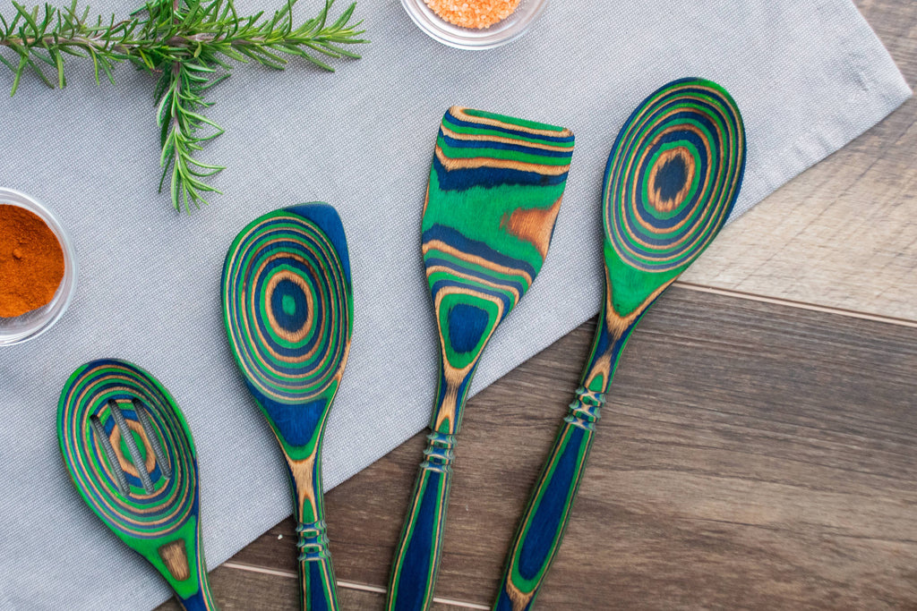 Pakka Corner Spoon-Peacock