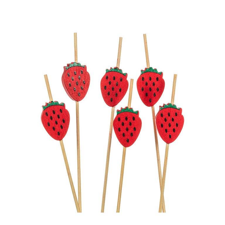 PICKS-Strawberry -4.5"L