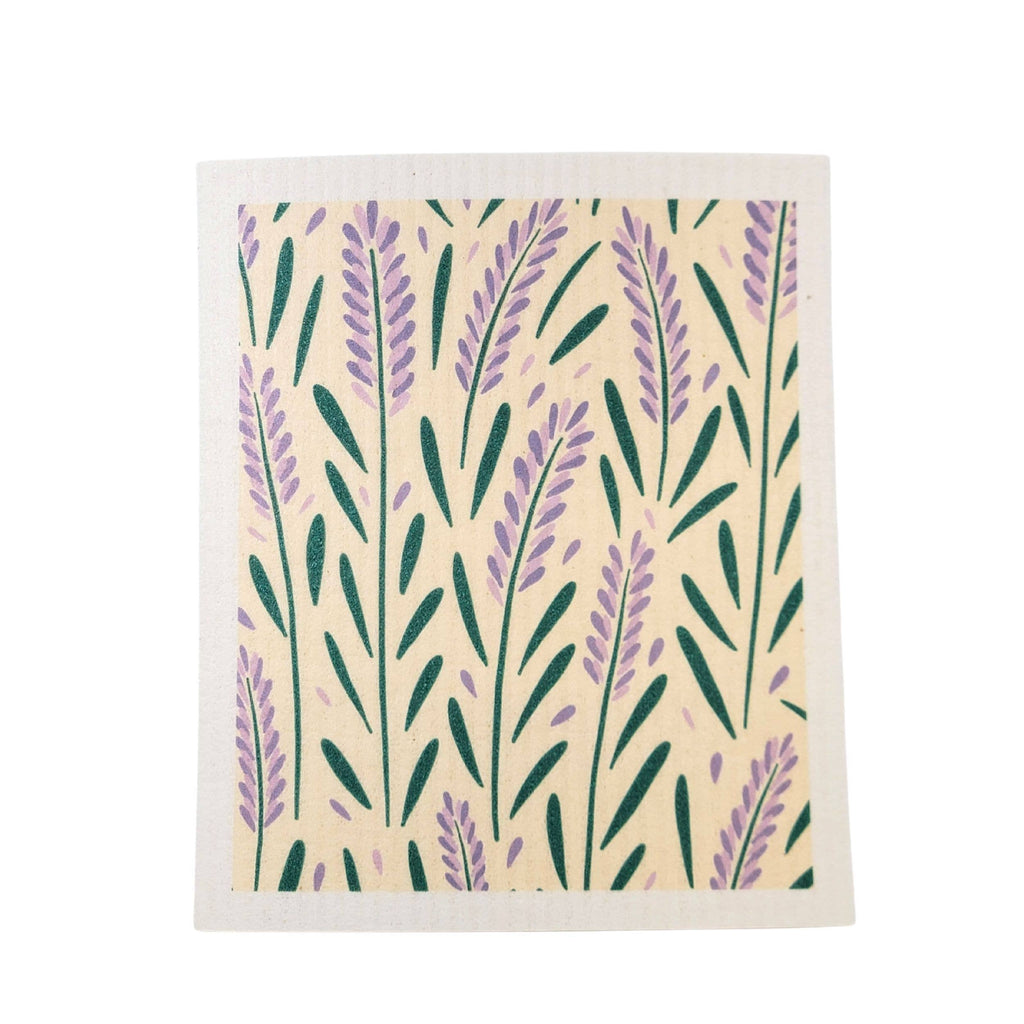 DRIFTLESS : Lavender Patterned Swedish Dishcloths - Sponge Cloths