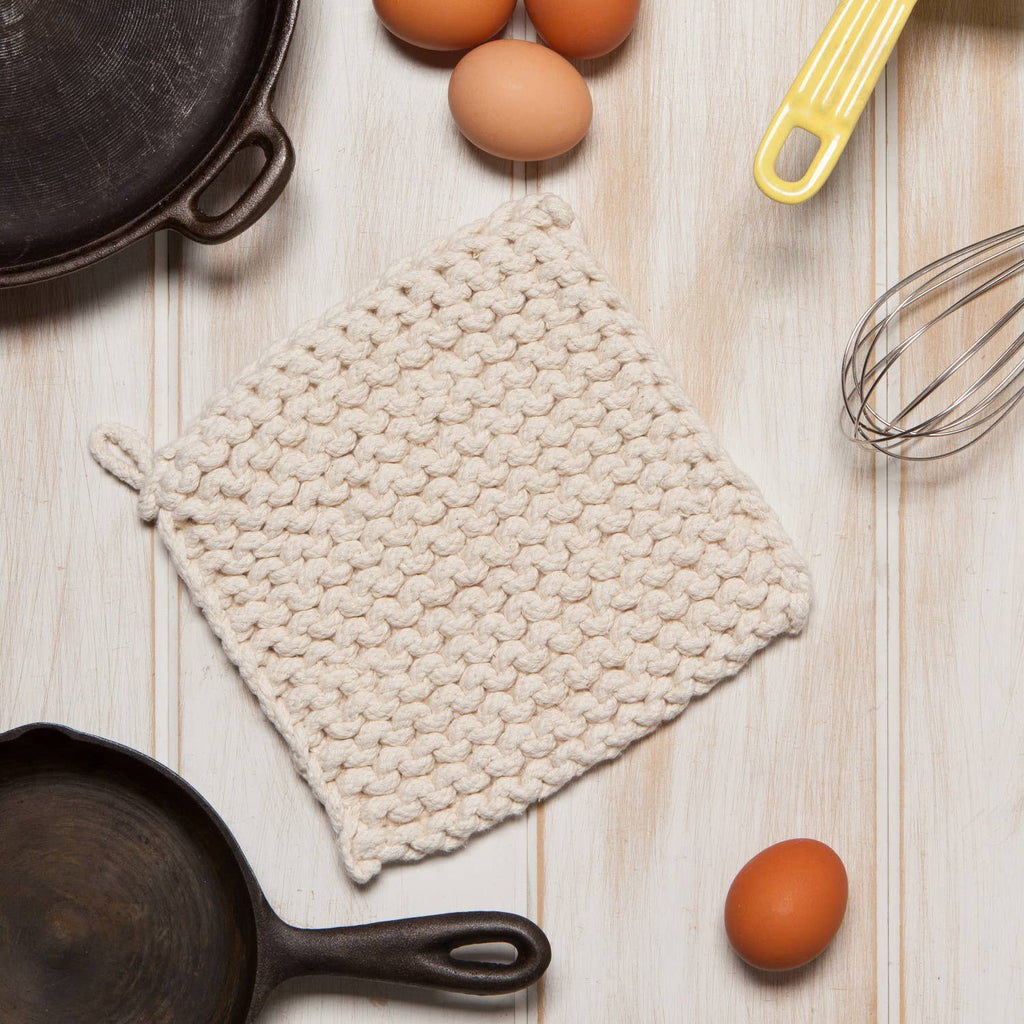 Potholder - Natural Knit