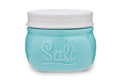 Fox Run Mason Jar Salt Cellar, Blue Ceramic, 8-Ounce