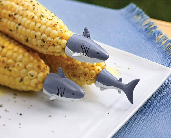 Corn Holder- Shark