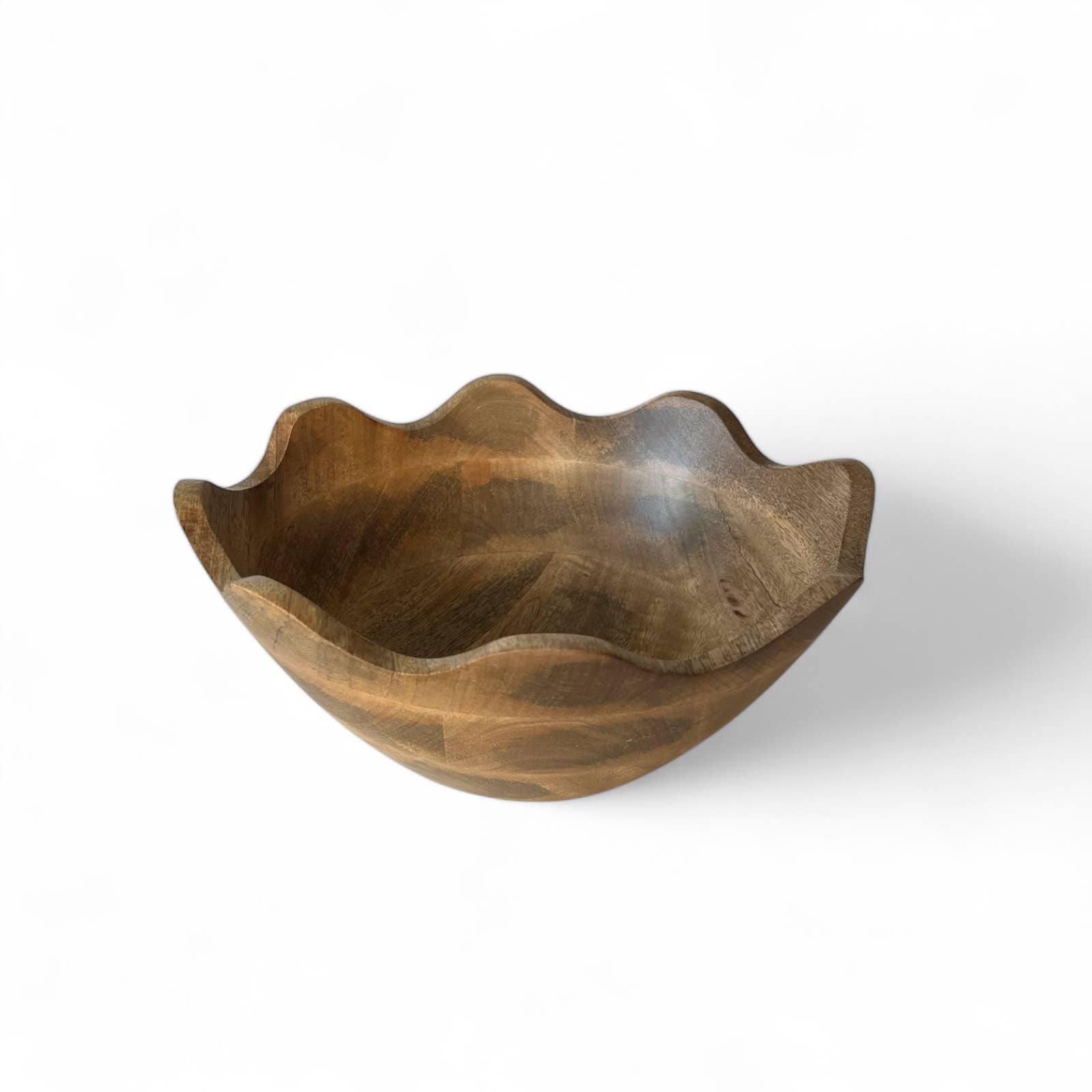 12" Wavy Mango Bowl W-LG
