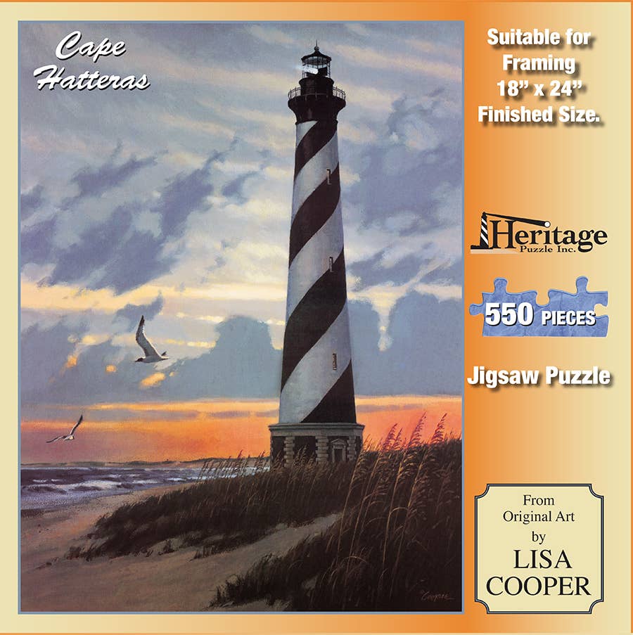PUZZLE -Cape Hatteras Lighthouse 550 Piece Puzzle