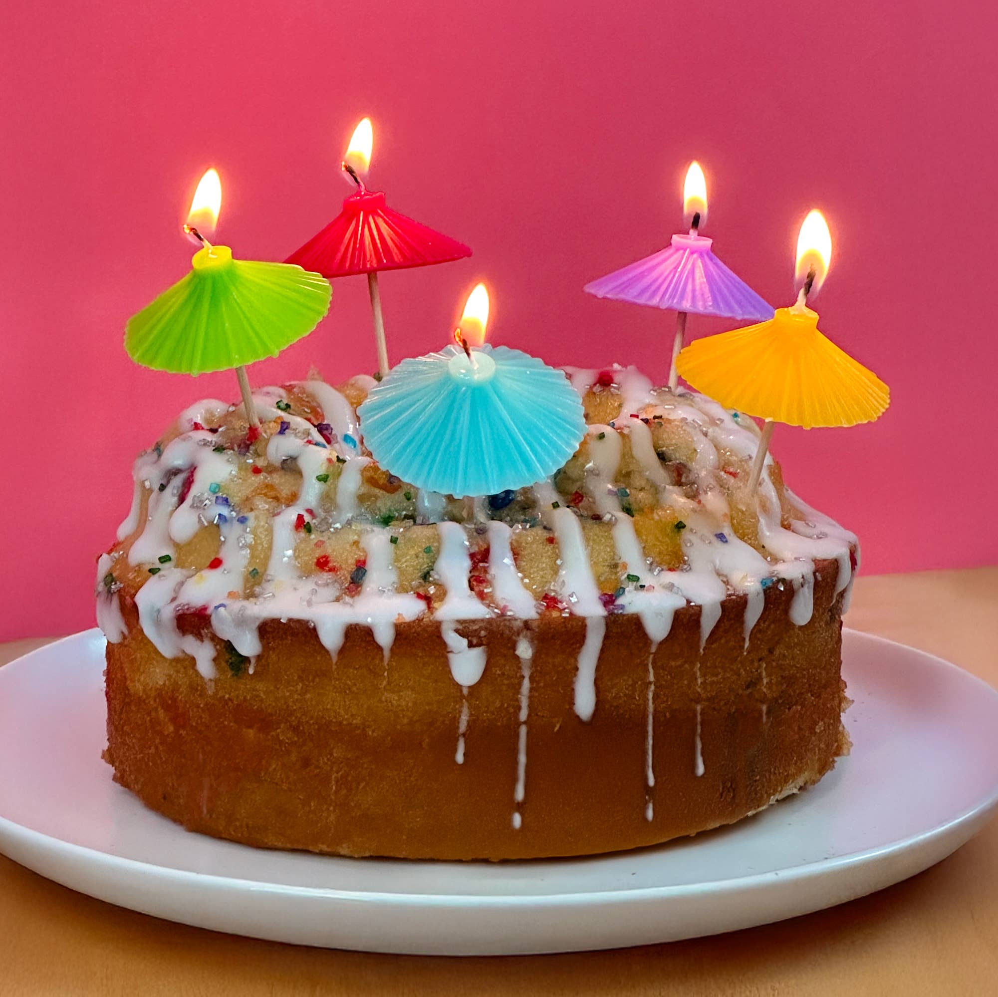 Candles - BEACH PARTY UmbrellaSet of 5