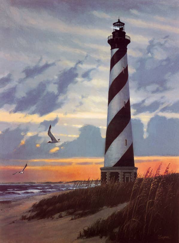 PUZZLE -Cape Hatteras Lighthouse 550 Piece Puzzle