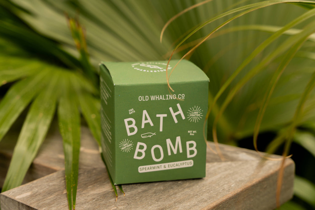 OLD WHALING CO-Spearmint & Eucalyptus Bath Bomb