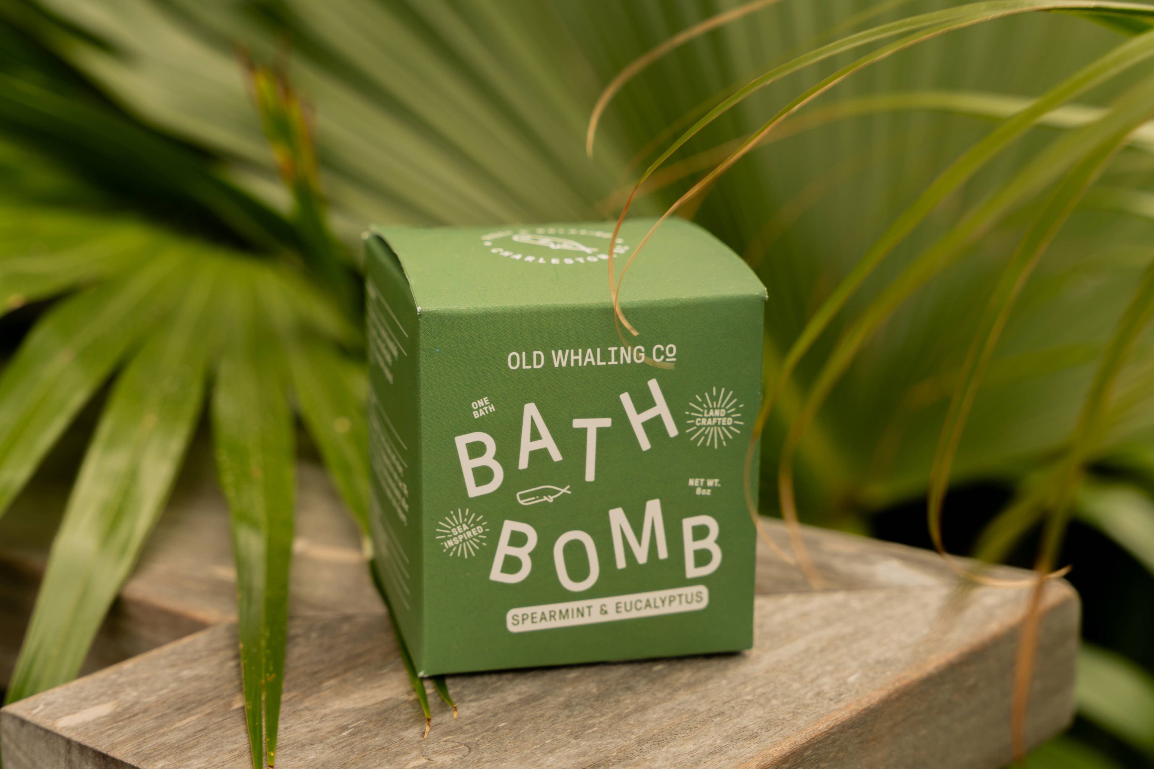 OLD WHALING CO-Spearmint & Eucalyptus Bath Bomb