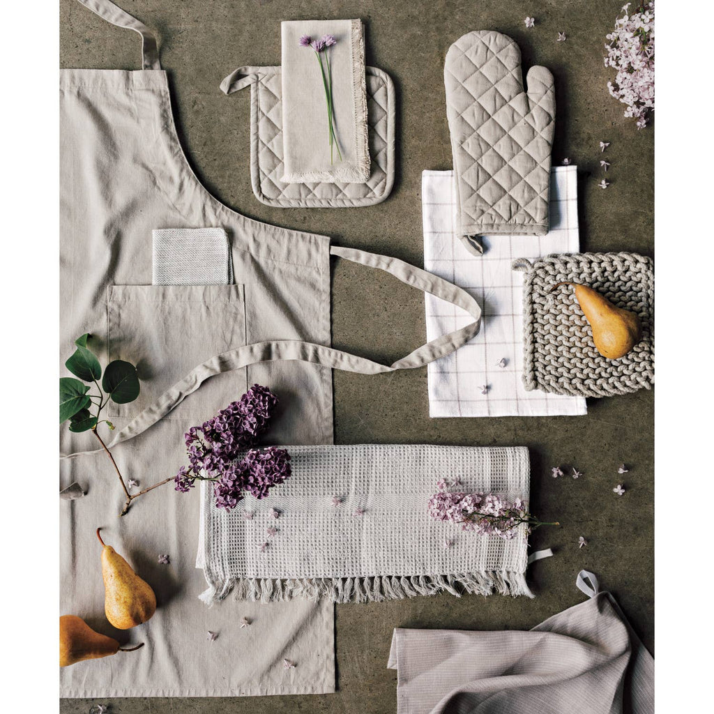 Potholder-Dove Gray Knit