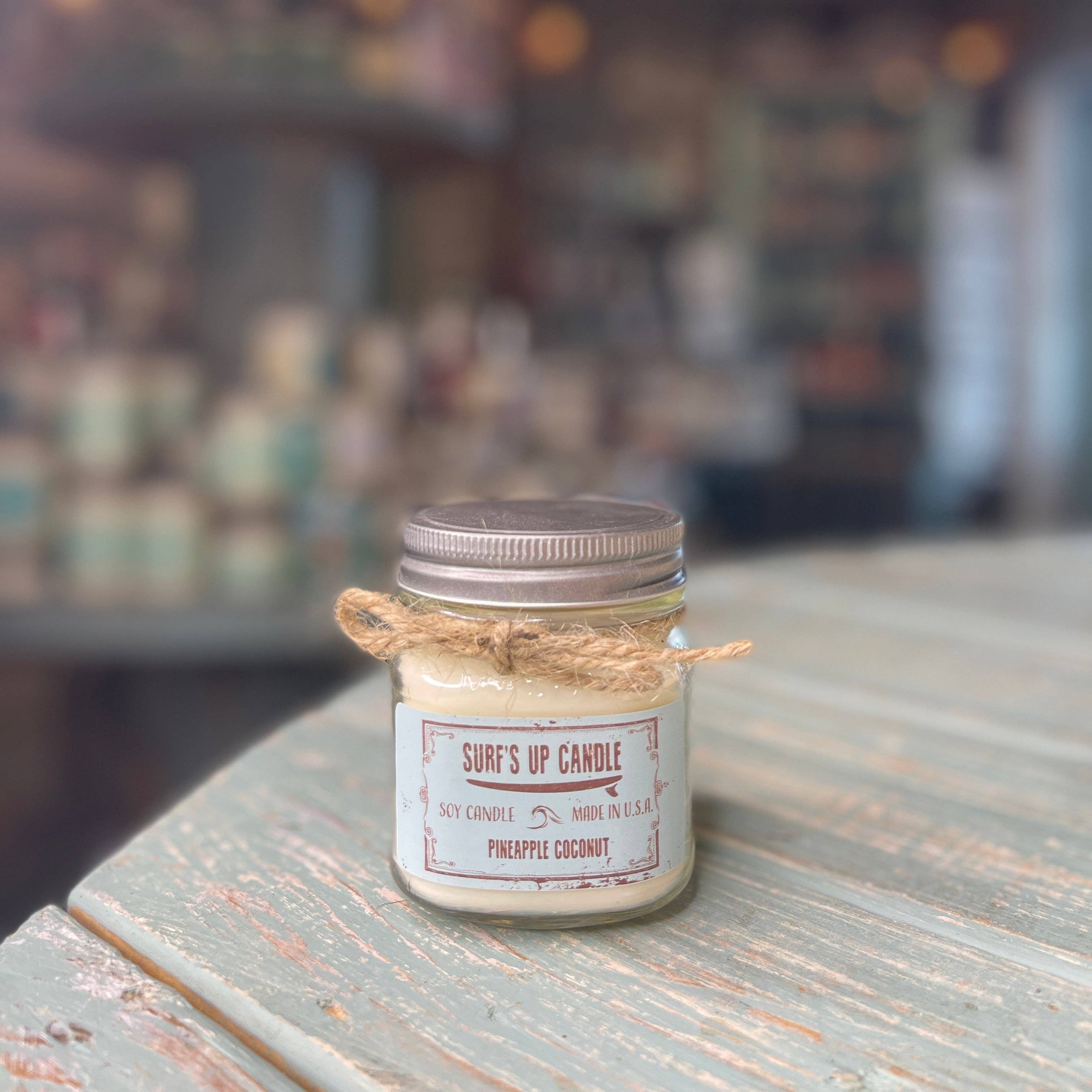 SURFS UP-Pineapple Coconut Mason Jar Candle - Original Collection