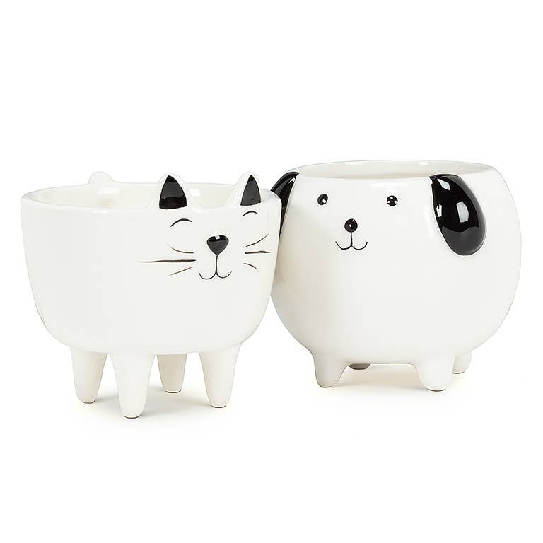Dog on Legs Planter-3" H