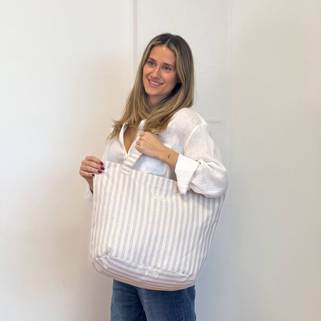 DE LA MUR -Large Zippered Bag Lulil