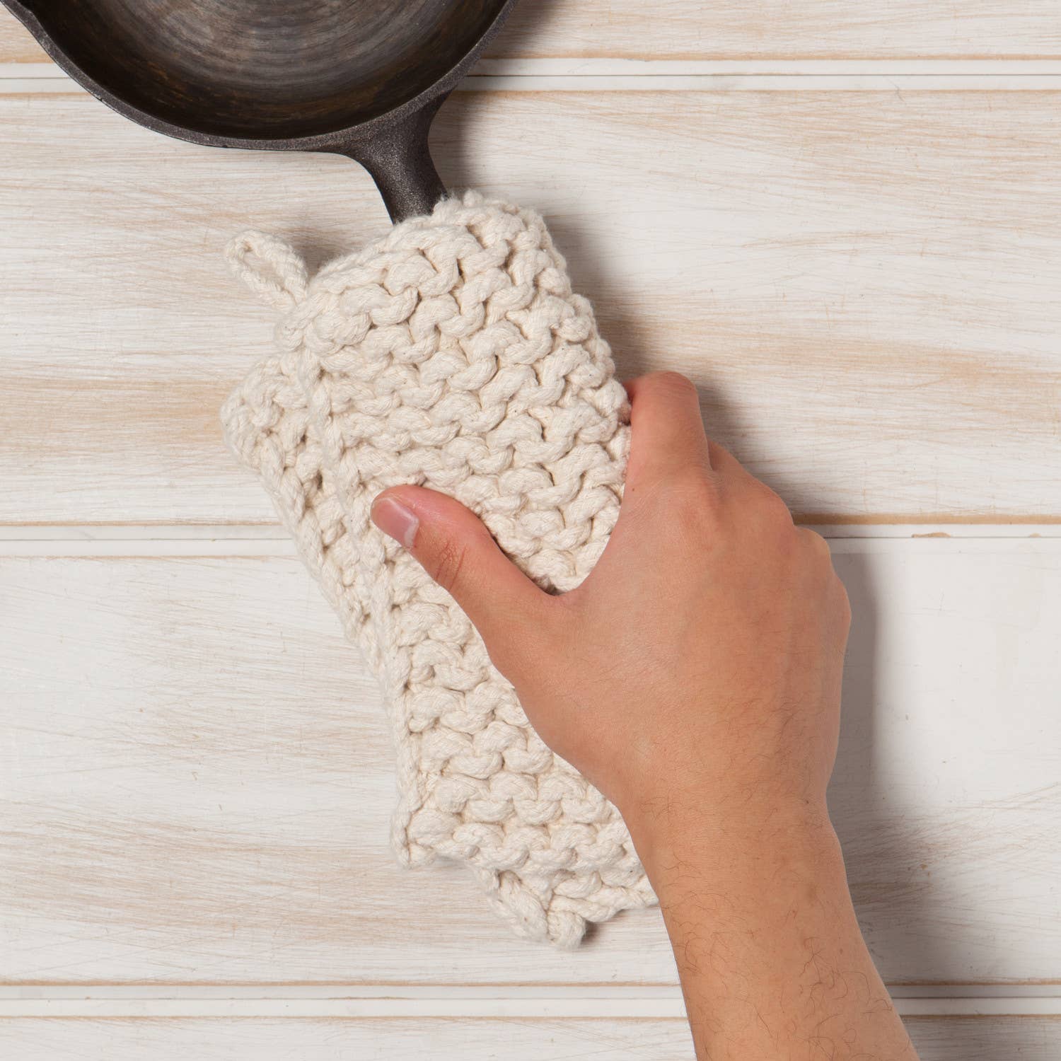 Potholder - Natural Knit