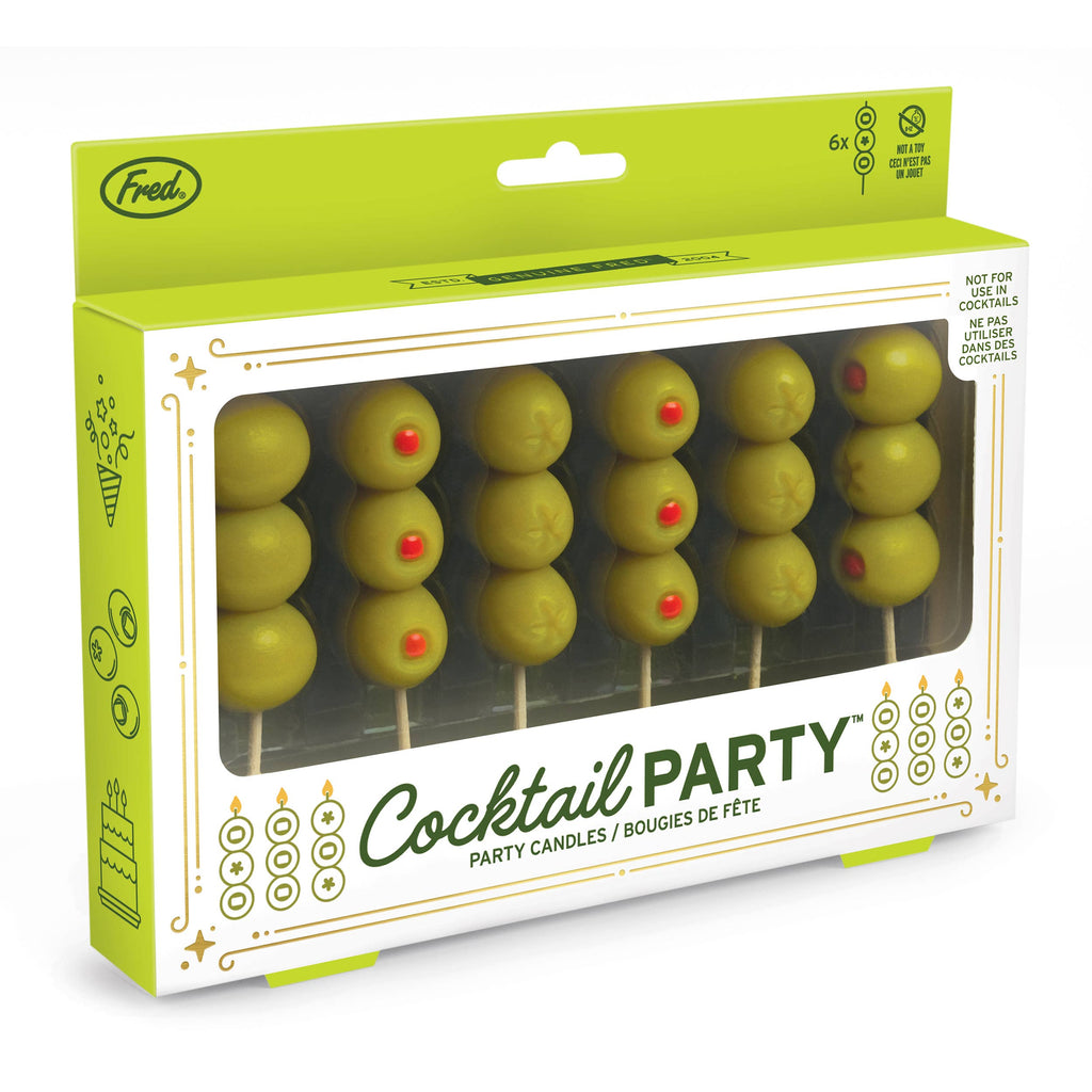 Candles -Olives  Set of 6
